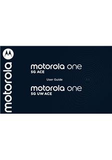 Motorola One 5G Ace manual. Smartphone Instructions.